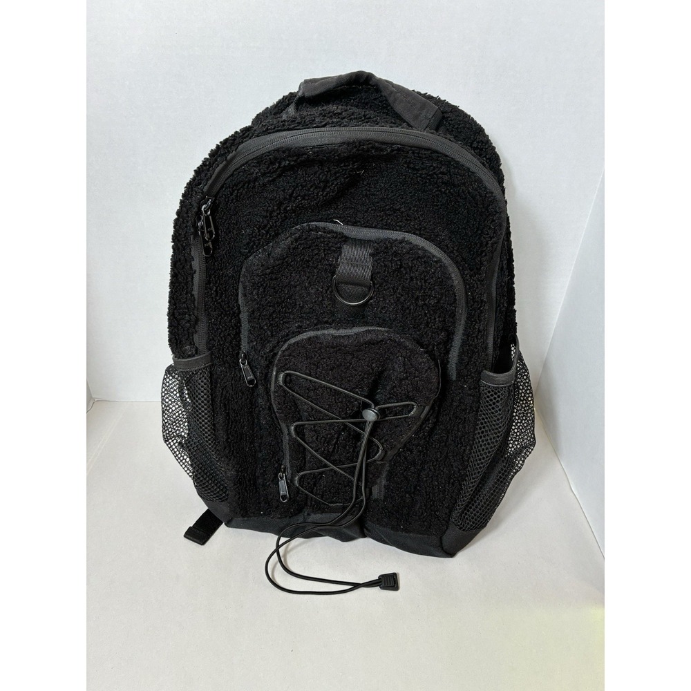 Pottery barn teen sharper backpack 18 inch black Zipper Collage School - Picture 1 of 7